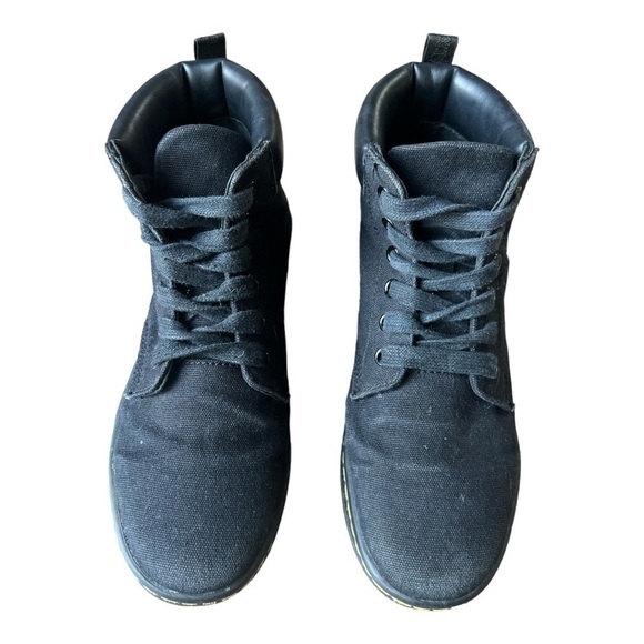 Dr Martens Maelly Women’s Black Canvas 6 Eye Ankle Boots Lightweight, Size 7 - Picture 5 of 11